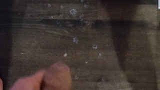 Dropping a HUGE load in front of my mirror