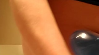 SluttyBlonde MILF Fucks Herself With Toy