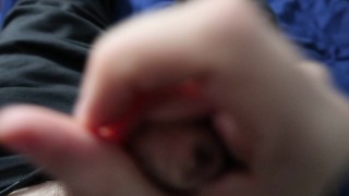 Making my Uncircumcised Dick Cum!