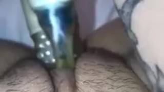 Cute teen girl plays with herself 