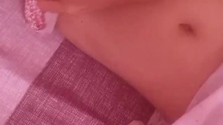 cute pink panties tease for daddy