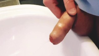 I piss in the sink