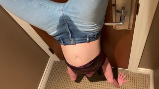 nerdy faery gravity defying pee
