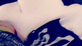 Horny in bed solo