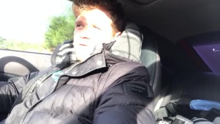 Wanking In Car