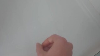 Short solo masturbate before shower