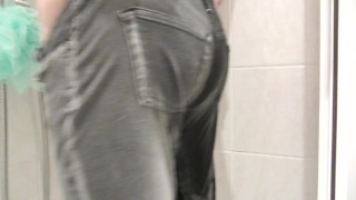 Rewetting my pissy jeans