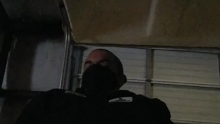 Almost caught having a quick jerk in a cart at work 