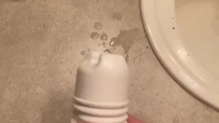 Some precum lube fucking