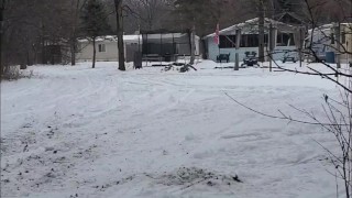 public topless snowmobile ride