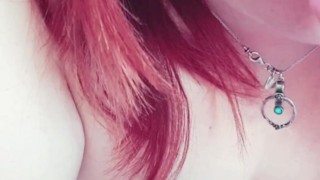 Playful teen makes her tight pink pussy pulse.
