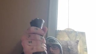 White Boy cumming hard after 2 days of no release