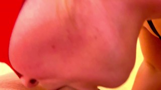 Лучший минет! отсосала член и получила полный рот спермы. Хочу сосать твой хуй снова, снова и снова