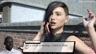 Pandora's Box #23: Horny teen sucks stranger's big black cock (HD gameplay)