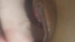 Fucking my ass with my glass dildo
