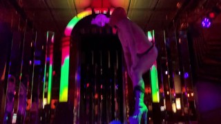 glitterdemon OnlyFans teaser. Flexible pink haired stripper does splits in 8 inch heels