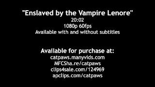 Enthralled by the Vampire Lenore (PREVIEW) | POV Femdom Denial JOI