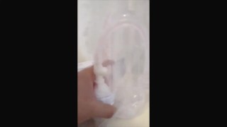 GRAN VERGA (Bomba de POTENCIA) masturbación con eyaculación