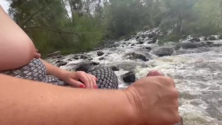 Fun Public Handjob By River