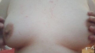 Playing with my boobies