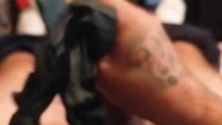 Cumming in a glove before bed 