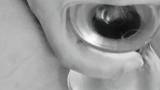 3 minutes of Anal training. I want cock in my MILF hole. Stacey38G