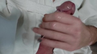 Squirting cum 