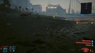 Exploring Cyberpunk 2077 Streets Gameplay Part 24 Going to the Pier