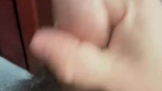 Hot Guy Masturbating in the Office - Moaning and Cumming Hard
