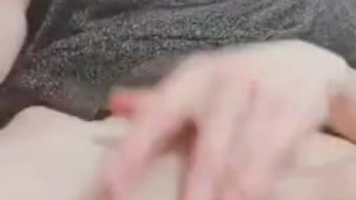 Hot masturbation with fingers solo female