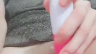 Toy masturbation solo female