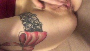 Christmas fucking on sofa !!! Skinny Milf love fucking