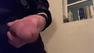 Big Dick Peeing At Friends House