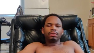 BBC Cum in BLaCK ChaiR