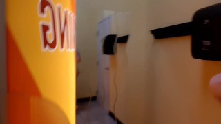 Stripping to tan at public gym