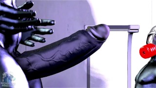 Muscle Latex Drone Master Growth Worship Animation