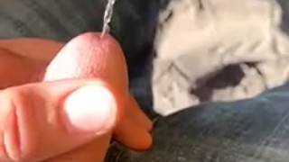 Pissing outside while at work