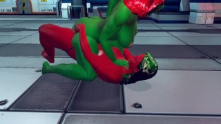 RED and GREEN fuck