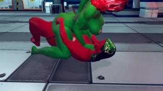 RED and GREEN fuck