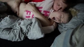waking up blonde and trying to make babies with a screaming orgasm