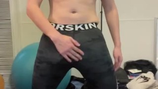 Stripping after a workout