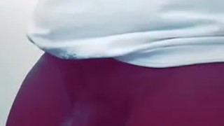 Big dick public jerk off