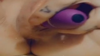 Close up toy and finger play time 