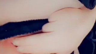 Hot blonde milf plays with tight wet pussy 