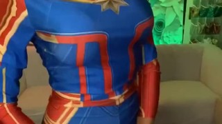 Captain Marvel craves SuperFuck