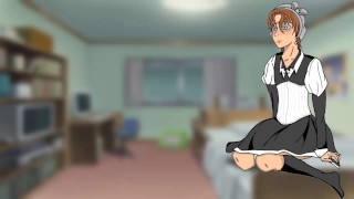 ASMR (sfw) TU NOVIO SE VISTE DE MAID