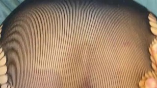BF Fucks me from the back and gets pussy juice all over his dick... 