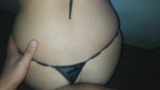 anal with my wife: if you come inside, he will find out!