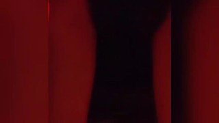 Fishnet Red light and fat ass