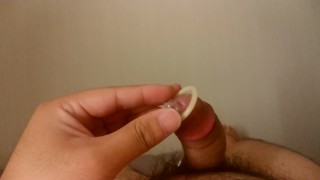 コンドーム装着から射精まで
